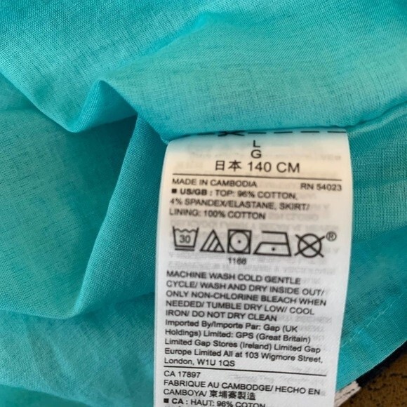 GAP kids girls dress beige color block ruffle  sleeveless  floral dress size L - Picture 9 of 10